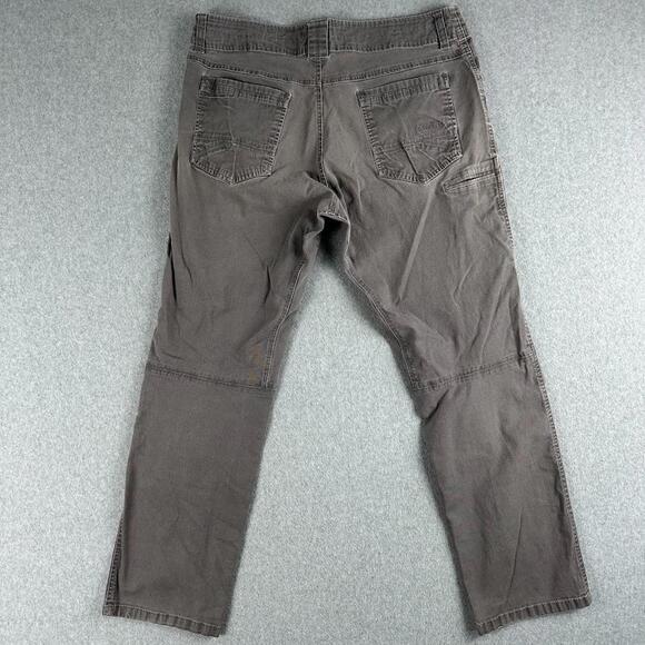 Kuhl Pant Men 36x32 (36x29) Gray Casual Stretch Straight Leg Outdoor Jeans Denim - Picture 2 of 10